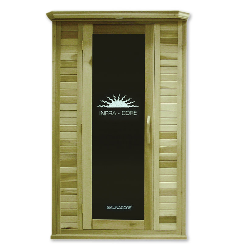 Sauna infrarouge FAR en céramique pour 2 personnes horizon Purity, H 79 po x l 48 po x p 48 po