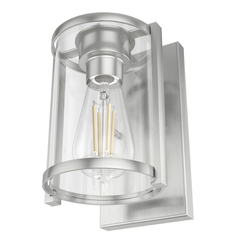 Astwood 1 - Light Dimmable Armed Sconce, Brushed Nickel