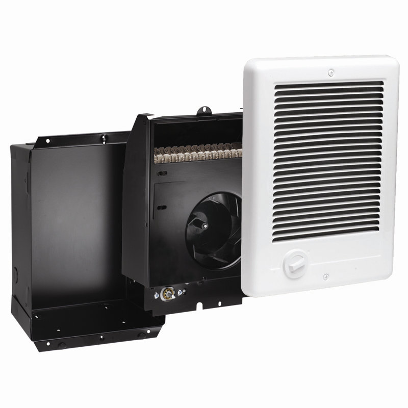 Cadet White Electric Wall Heater with Thermostat and Shut-off