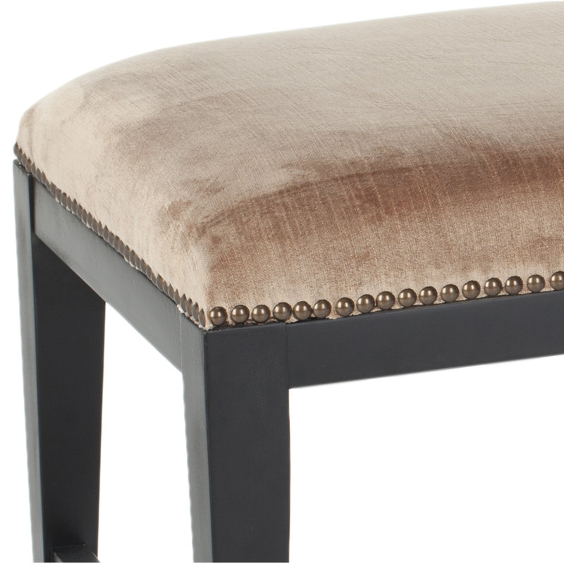 Banc rembourré kaylie, Champagne foncé