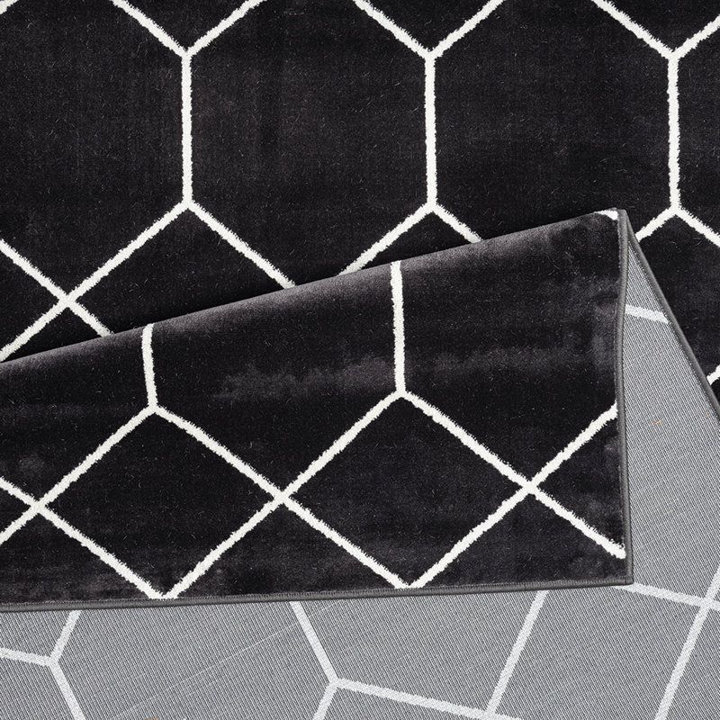 Tapis tissé rétro pour le salon
