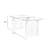 Brown Rectangular Solid Wood Dining Table-1171742654-1171742652