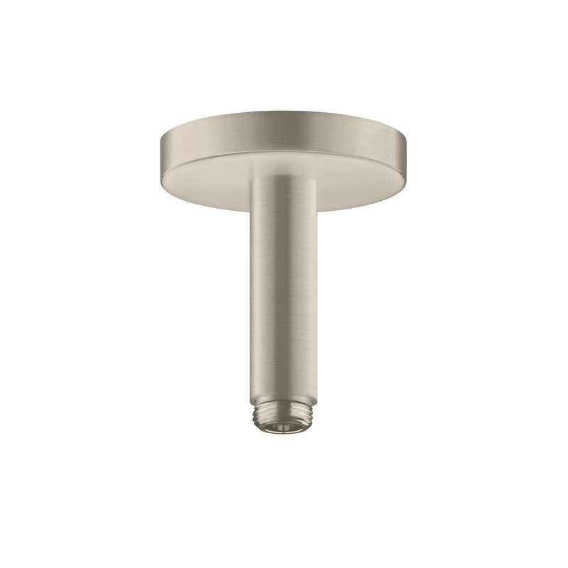 AXOR ShowerSolutions 4-Inch Extension Pipe for Ceiling Mount Shower Heads, Brushed Nickel