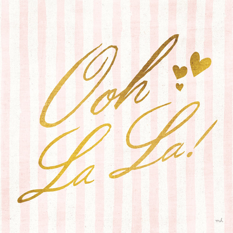 Ooh La La by Moira Hershey - Wrapped Canvas Art Prints, 30cm H x 30cm W