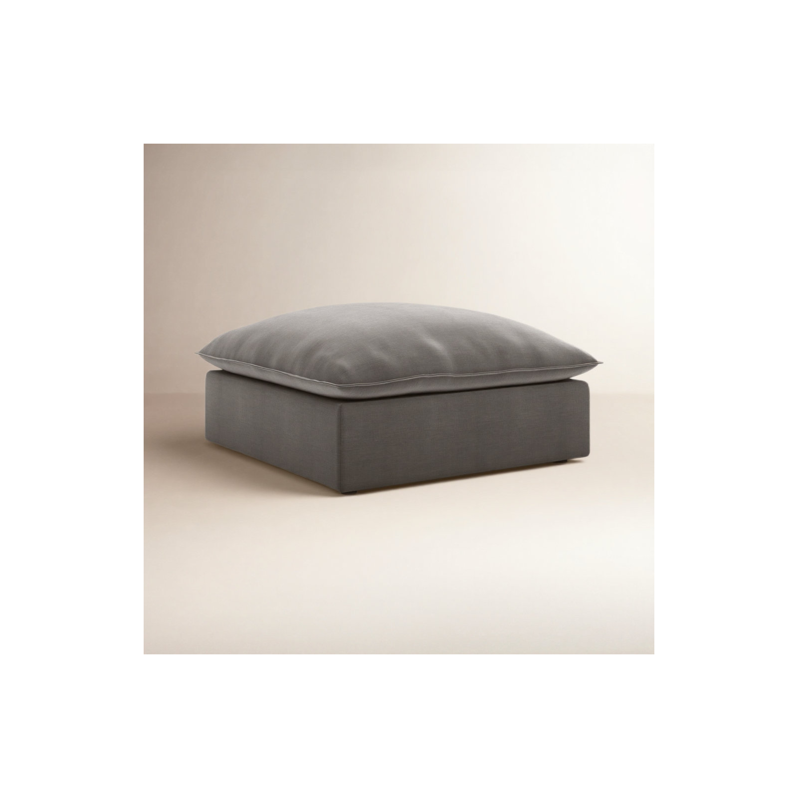 Ellaria Upholstered Ottoman, Peyton Slate