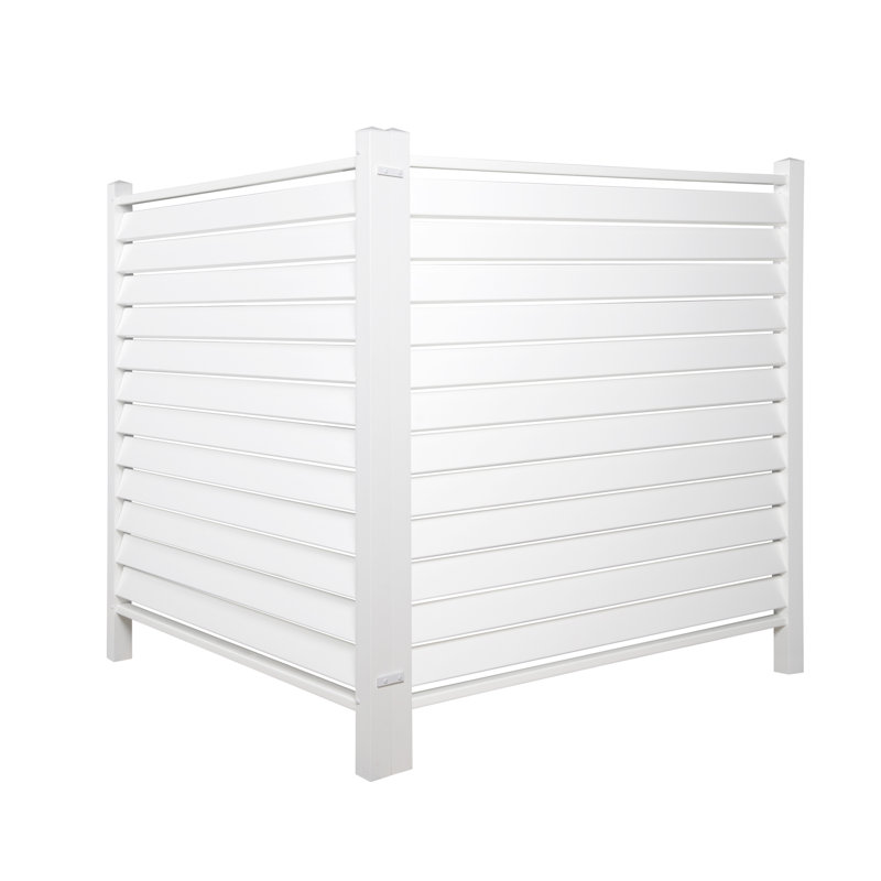 48 in. H x 48 in. W (2 Panels) Blinds Vinyl Privacy Fence Panel