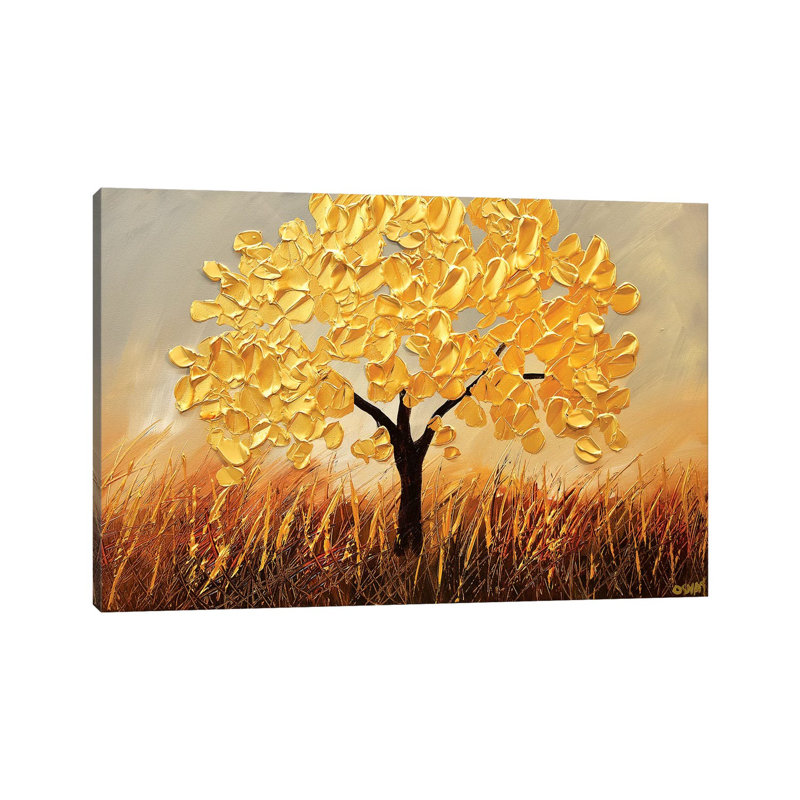 The Olive Tree 1 Piece Painting on Canvas, 66.04 cm H x 45.72 cm W x 1.91 cm D, No Framed