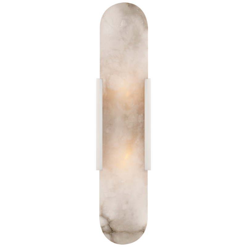 Kelly Wearstler Melange Elongated Sconce, Polished Nickel