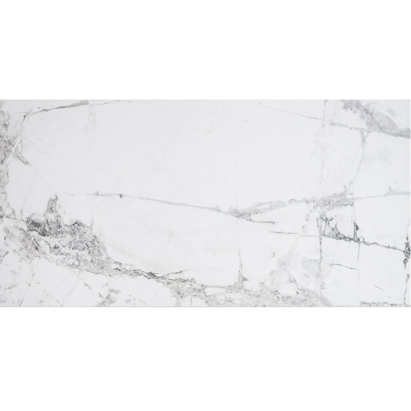 Penthouse 12" x 24" Porcelain Marble Look Wall & Floor Tile, Mountain Treasure
