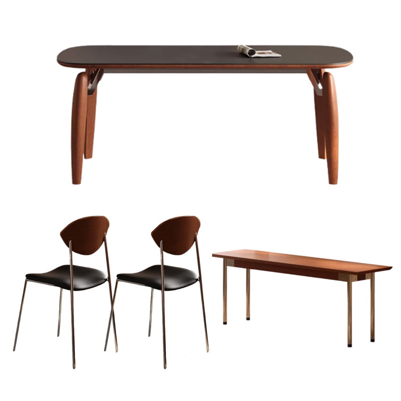 Ensemble de table de salle à manger Delicate, H 29,52 po x L 62,99 po x l 31,49 po