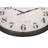 Ryx 30 Inch Oversized Round Wall Clock, Vintage Toned Classic Brown