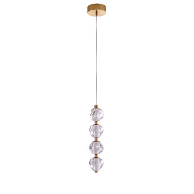 Luminaire suspendu sphérique à 4 lumières Jackie