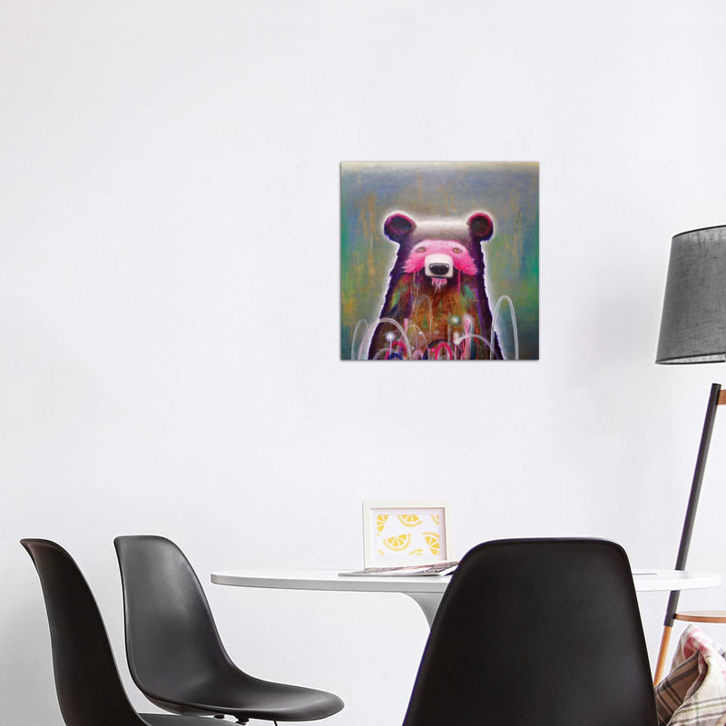 «Sans titre» par Scott Mills - impression d'art graphique, Toile tendue, Pas de tapis, H 26 po x l 26 po x P 1,5 po
