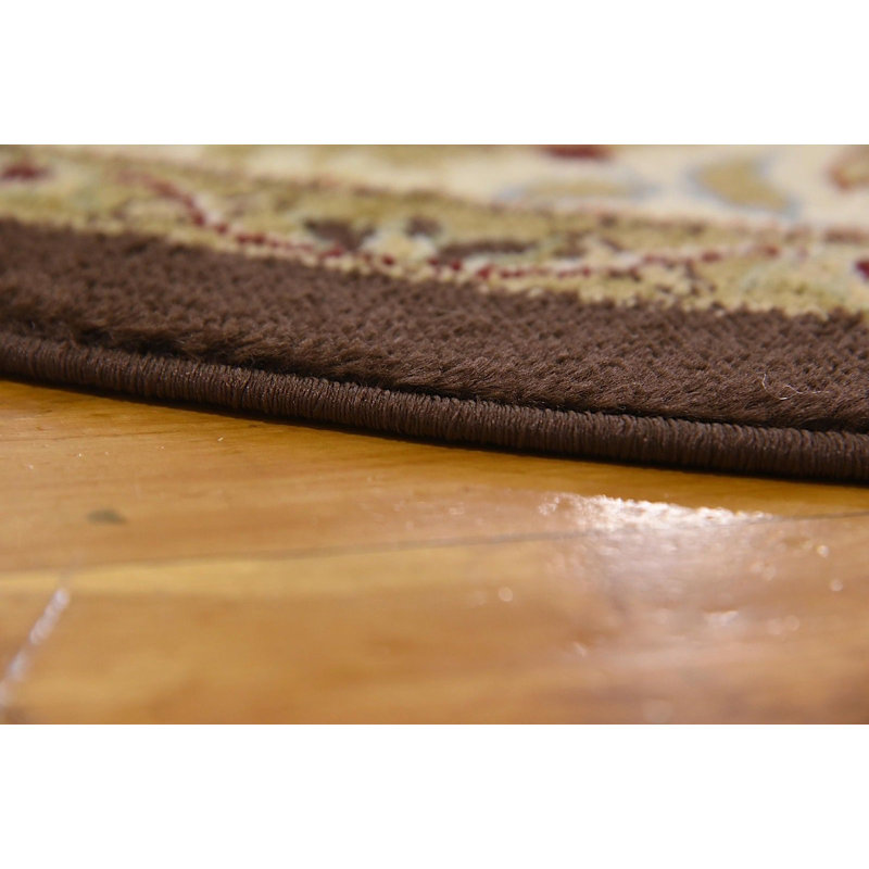 Tapis à motif oriental brun Odyssey, Rectangle 3 pi 3 po x 5 pi 3 po
