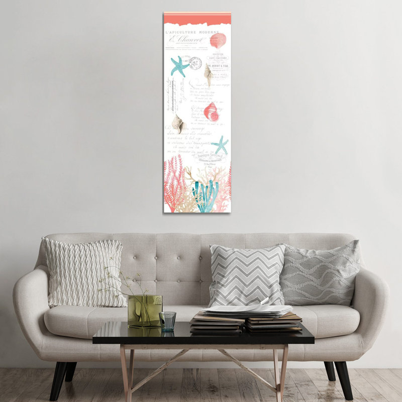 Coral Cove by Kimberly Allen - Wrapped Canvas Gallery-Wrapped Canvas Giclée, 152.4cm H x 50.8cm W