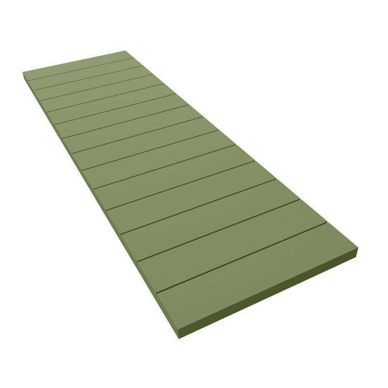 Volets à fixation fixe en PVC True Fit, Vert mousse, 12'', 40"
