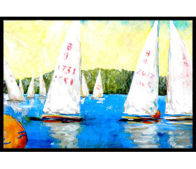 Sailboat Non-Slip Indoor Doormat
