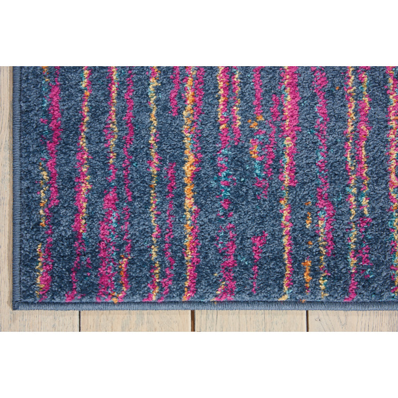 Geomar Striped Area Rug, Rectangle 160 x 221cm