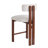 Canterbury 26.5" Stylish Round Counter Stools With Low Back-149345953
