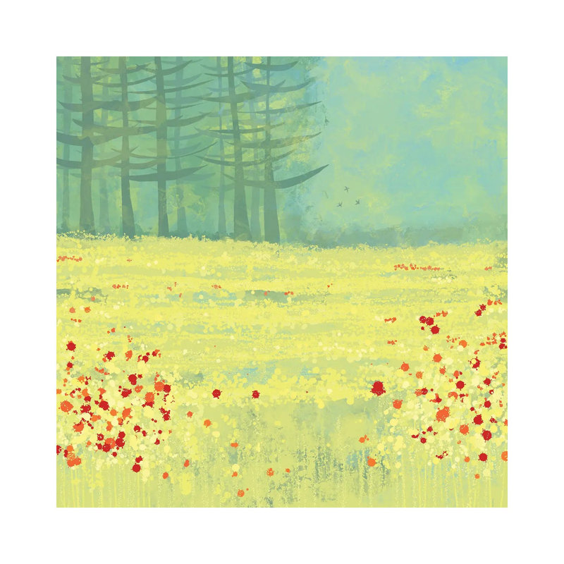 Meadow Near Périgueux by Nic Squirrell - Wrapped Canvas Gallery-Wrapped Canvas Giclée, Wrapped Canvas, 12" H x 12" W