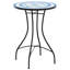 Annalea Round Metal Outdoor Bistro Table , 50cm cm W 50cm cm D-497976596-497976597