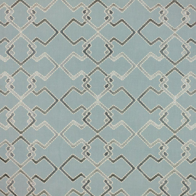 Tissu Suite Interlock, Azur