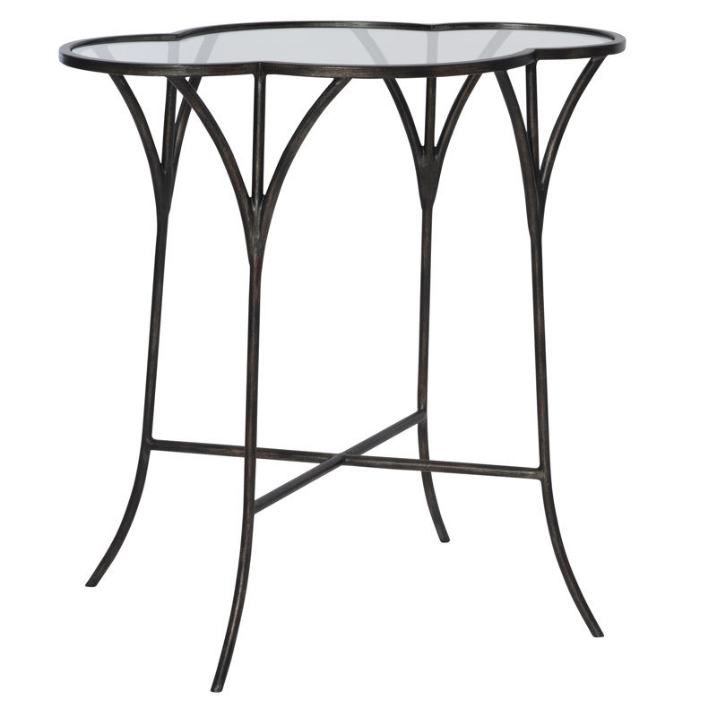 Adhira Glass End Table