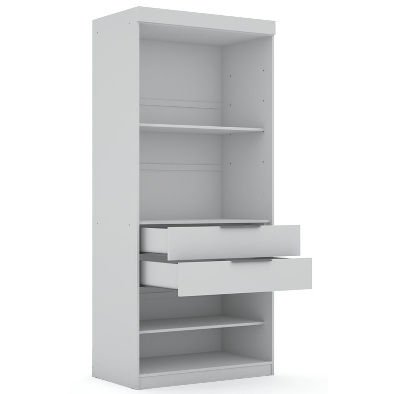 Aleece 71.96'' Closet System, White