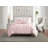 Floral Pintuck 3PC Comforter Set, Soft Microfiber, Pastel Colors, Lightweight Bedding Set-689213255-689213272