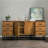 Retro Simple Iron Wrought Solid Wood Sideboard-122801883