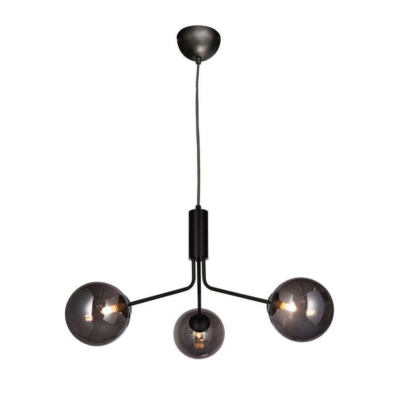 Waldron 3 - Light Unique/Statement Pendant, Smoked