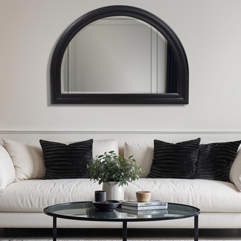George Arched Mirror, Black
