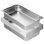 Paquet de 6 poêles pour hôtel, casserole anti-bourrage pleine grandeur, table de cuisson à vapeur en acier inoxydable de 0,8 mm d'épaisseur, casserole commerciale profonde de 4 pouces, casserole de nourriture de restauration, pour industriel et scientifique
