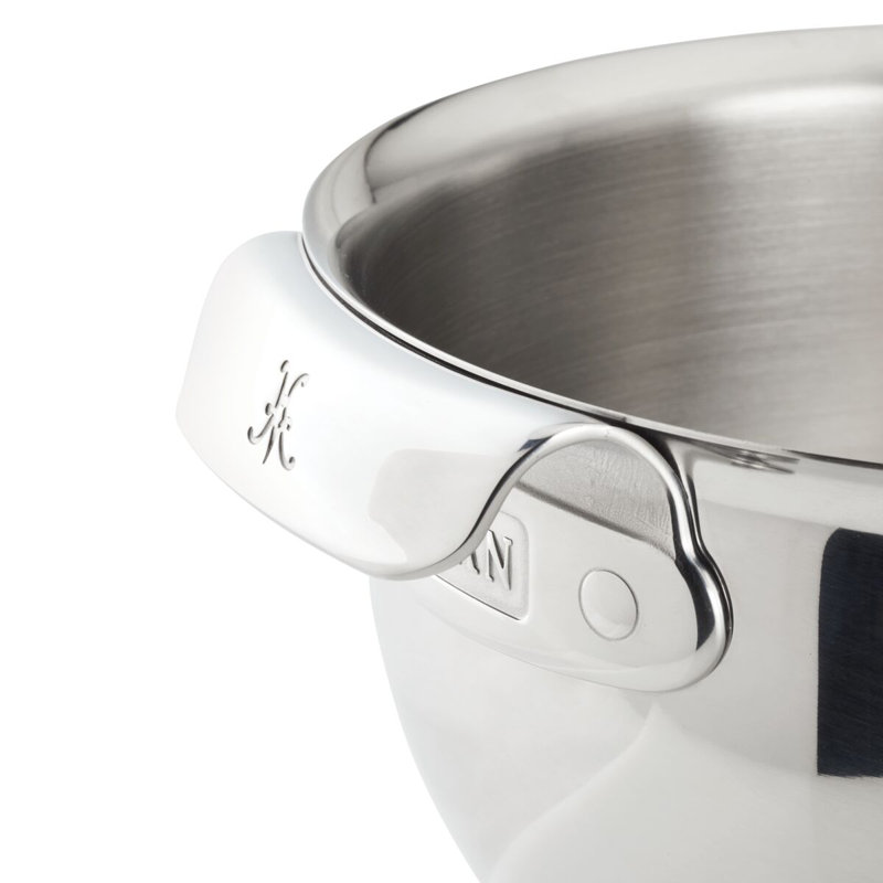 Hestan 7 Quart Stainless Steel Mixing Bowl with Flared Rims