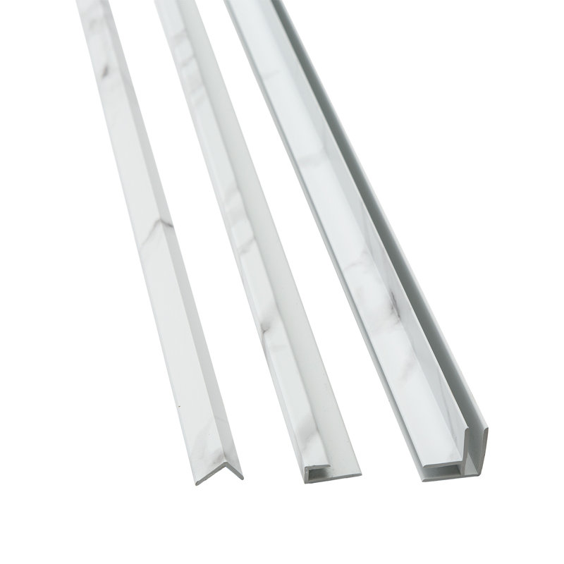 Palisade 32In X 60In X 78In Vinyl Shower Surround, Carrara Marble