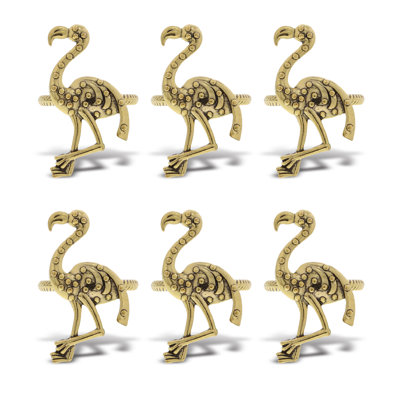 Rond de serviette Flamingo