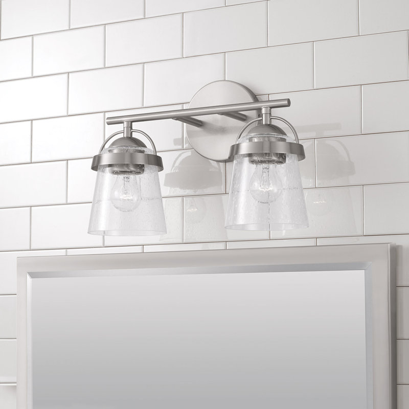 Lenhart 2 - Light Dimmable Vanity Light, Brushed Nickel