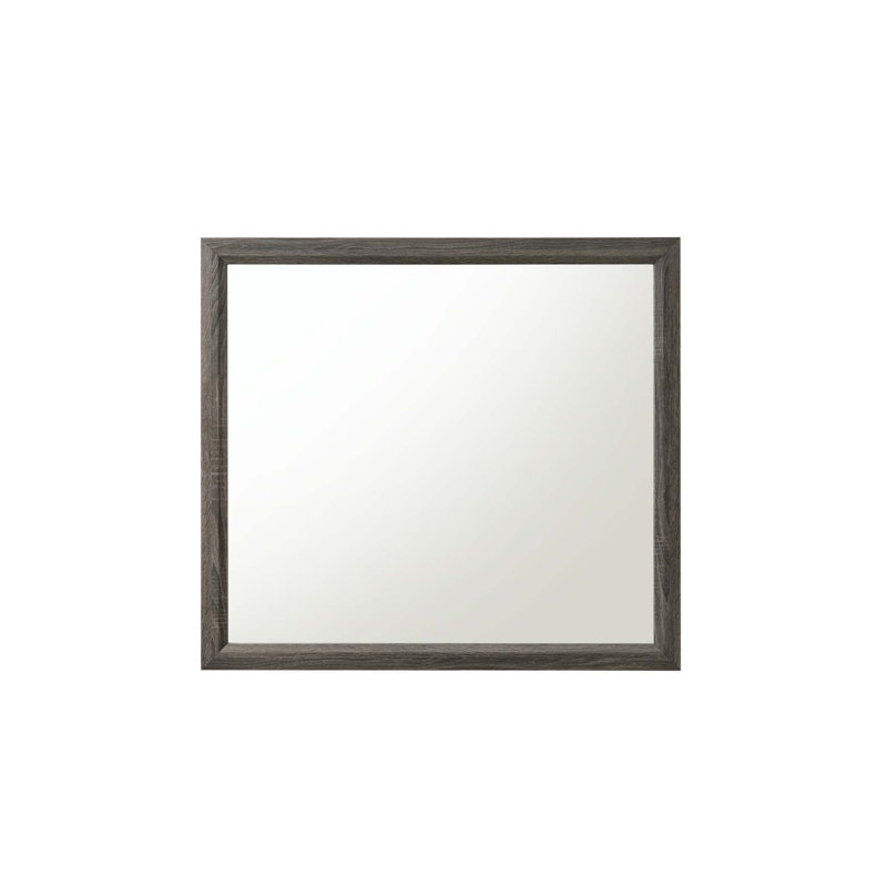 Valdemar Weathered Gray Finish Mirror