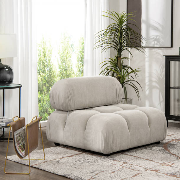 Ebern Designs 32'' Upholstered Sofa & Reviews | Wayfair