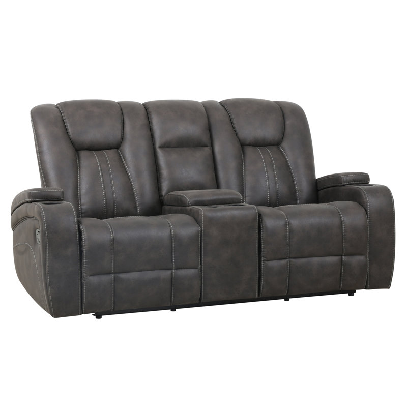 Causeuse inclinable manuelle Marlow, Gris anthracite