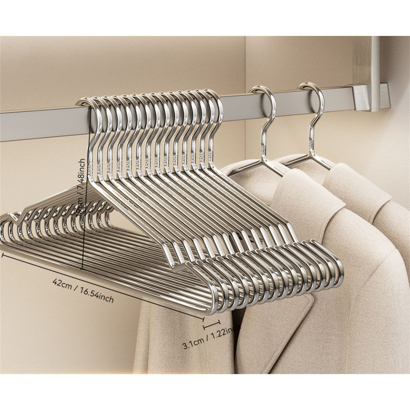 Solid Stainless Steel Hanger, 30