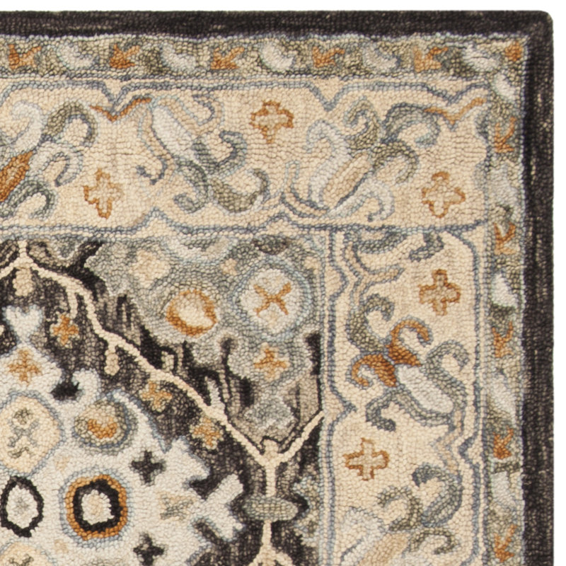 Vahakn Hand Tufted Wool/Cotton Oriental Rug in Beige/Brown, Runner 2'3" x 11'
