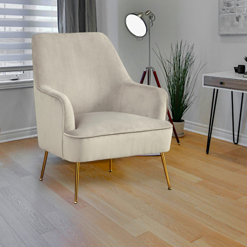 Chaise de loisir Eve, Velours gris velours