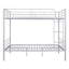 Lit superposé double au-dessus de double, argent-129391626