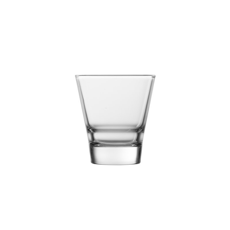 Fortessa Basics Elixir Everyday Stackable Quality Super Clear Glassware Kitchen And Barware Great For: Mixed Drinks/Cocktails, Water, Juice, Iced Tea, Soft Drinks., Double Old Fashioned/Rocks, 12 Ounce