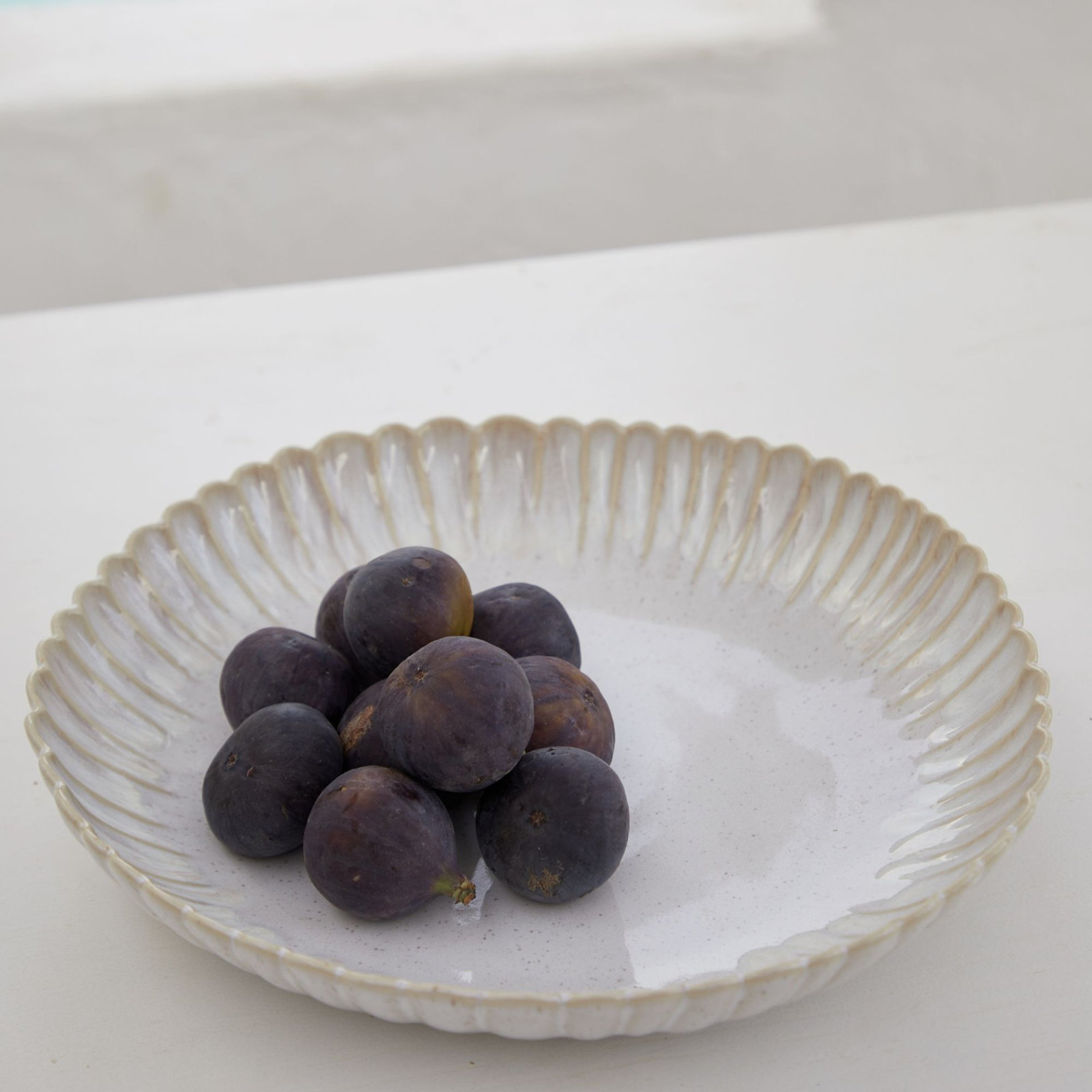 Mallorca Serving Bowl, Sand Beige