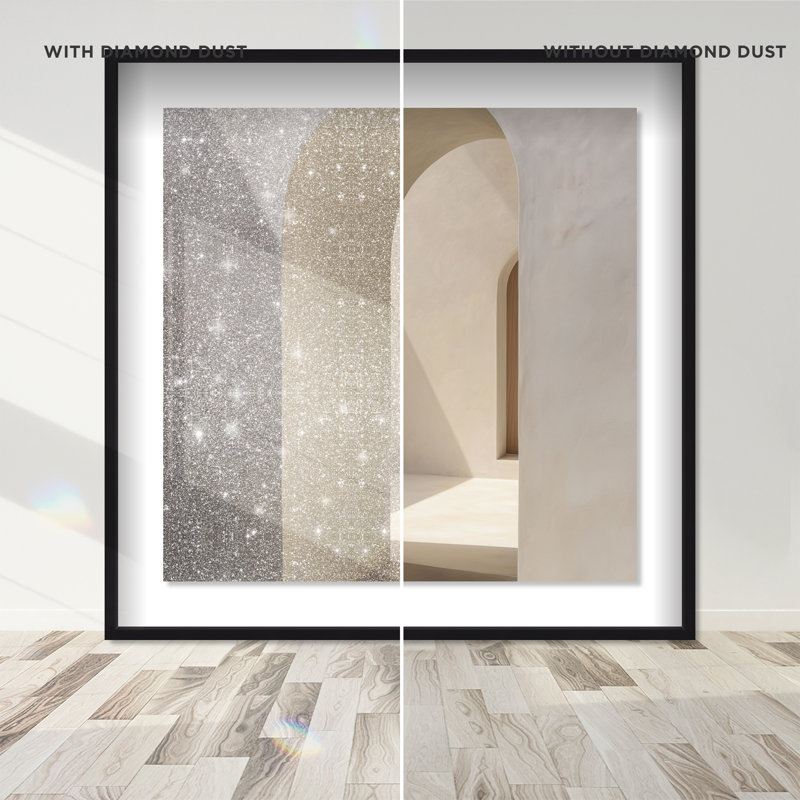 Desert Modernism I Print by Oliver Gal, 31.5" H x 31.5" W, Black Shadowbox