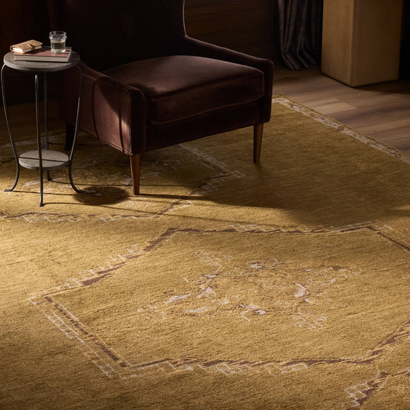 Astana Hand-Knotted Rug-Astana Fog-12'x15', Rectangle 8' x 10', Astana Olive
