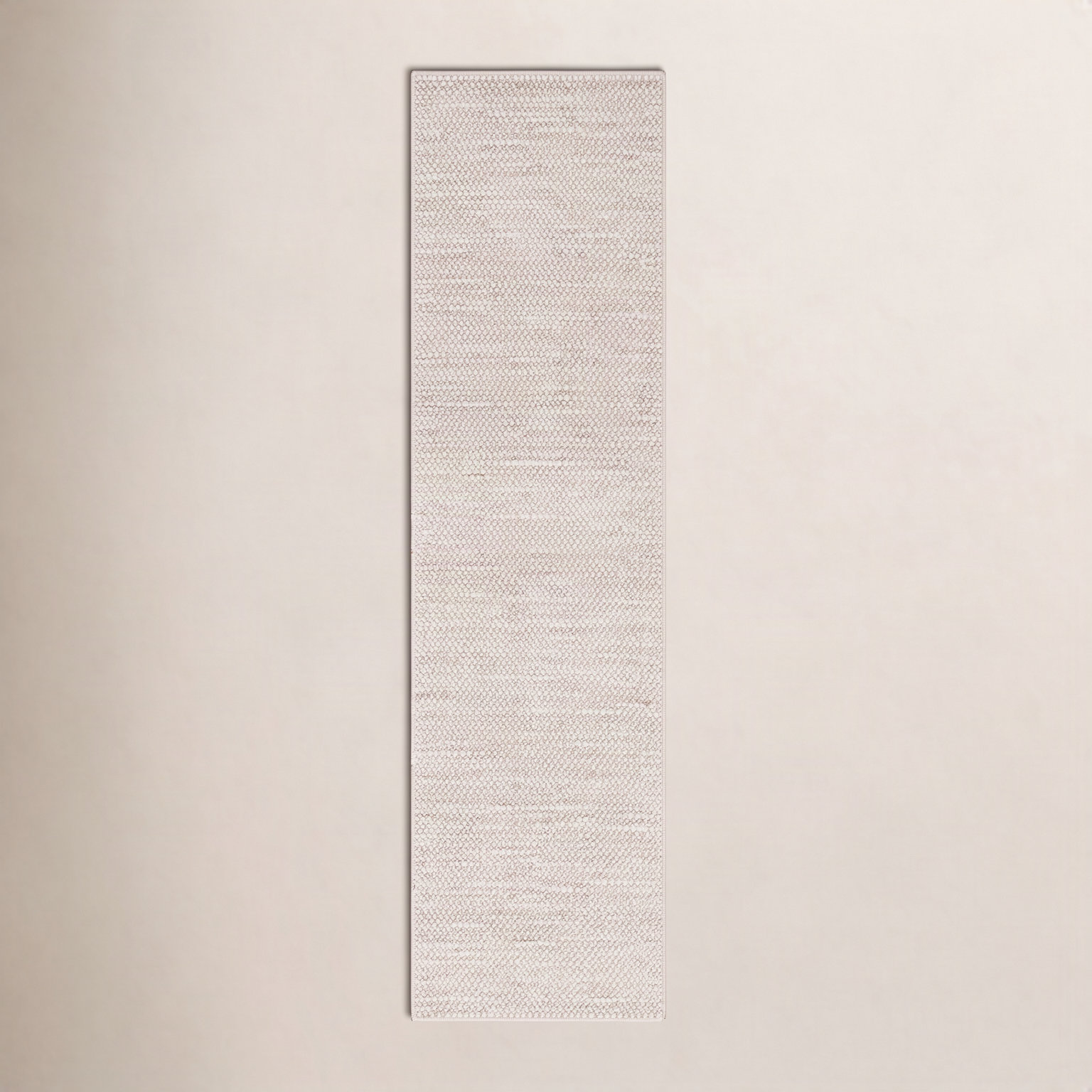 Danie Gray Ivory Hand-Woven Rug, Runner 2'3" x 21'