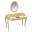 Bureau de maquillage avec miroir ovale-1270878150